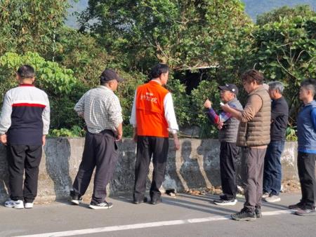 執行長劉米山前往臺南市東山區會勘南勢野溪治理工程與嶺南里崎頭山坑溝施設工程2