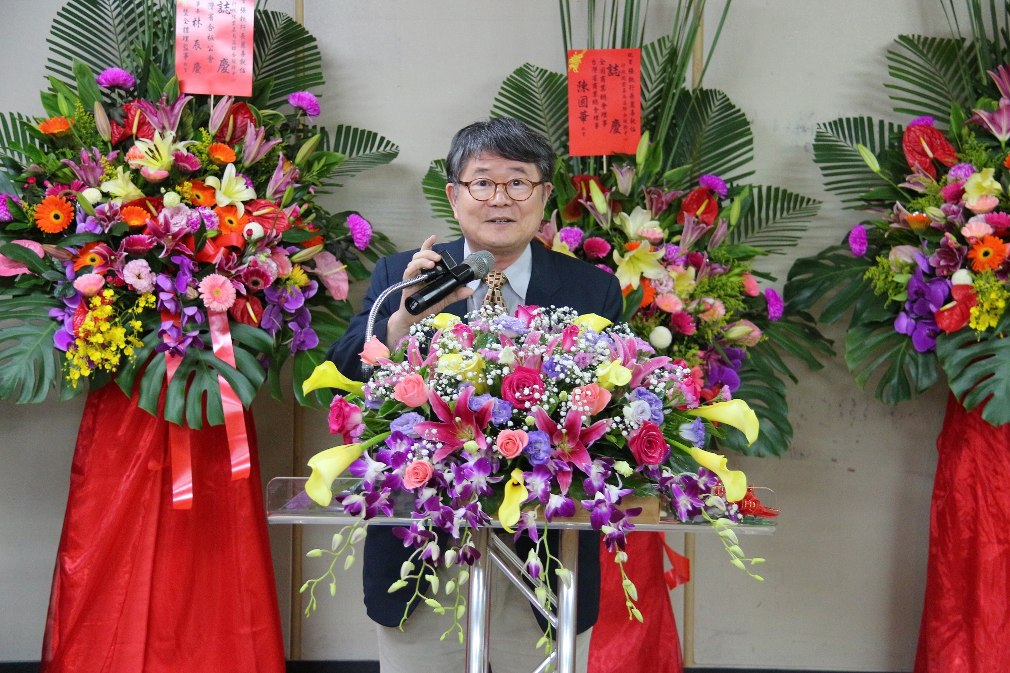 (嘉義市副市長侯崇文到場祝賀致詞)