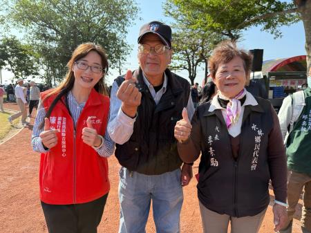 副執行長陳怡帆出席「台電雲林區處盛大舉辦地瓜節活動 採收水林地瓜 與農民香甜迎春」