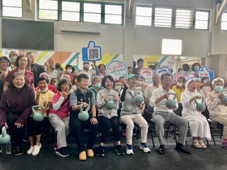 副執行長李碧菁出席嘉義縣水上鄉「銀髮健身俱樂部」開幕儀式