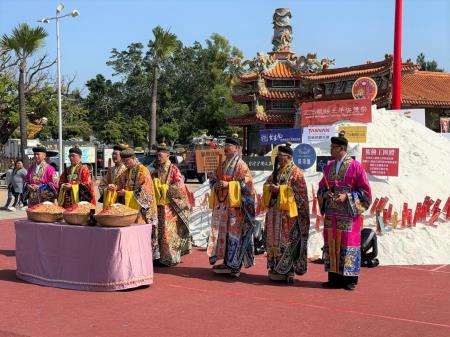 執行長劉米山出席「鯤鯓王平安鹽祭」