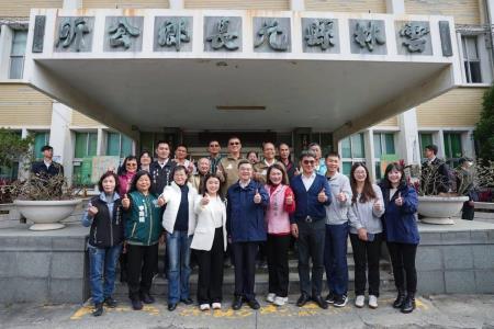 副執行長陳怡帆陪同行政院長卓榮泰前往視察雲林縣元長鄉樂活運動館興建規劃 卓揆：打造溫暖、通用性、全齡化友善運動設施