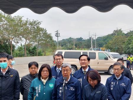 視察「嘉義市東義路及盧山橋改建工程」