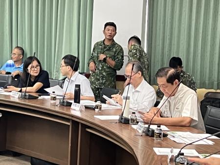 執行長劉米山、副執行長李碧菁、副執行長陳怡帆出席行政院雲嘉南災害復原前進指揮所現地調度