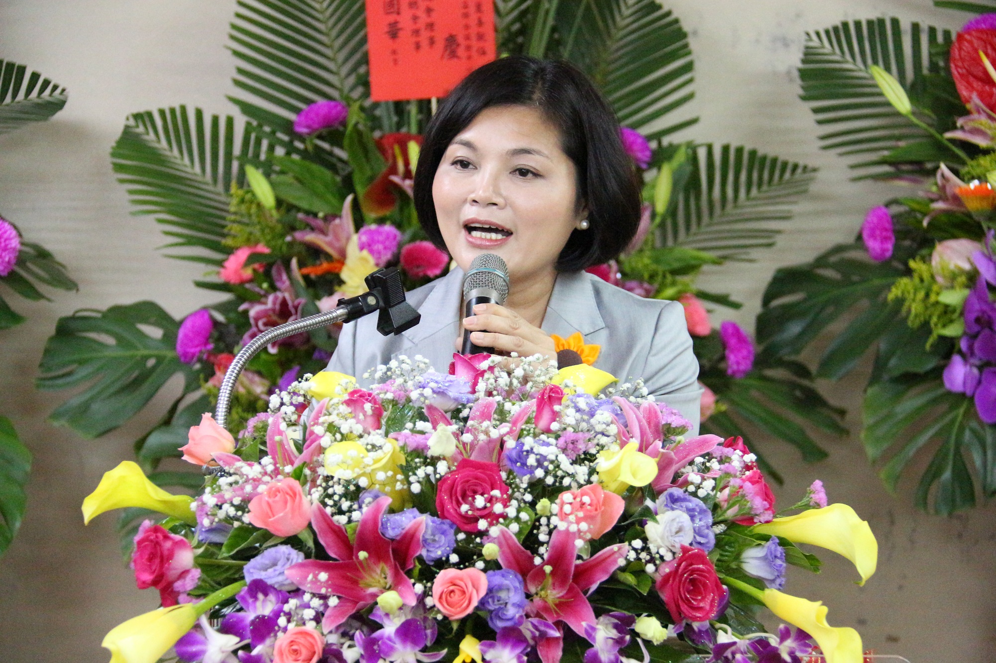 張麗善接任行政院雲嘉南區聯合服務中心首任執行長，今日（27日）舉行到職典禮