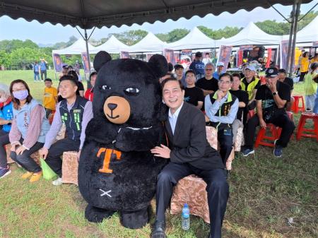 執行長劉米山出席「西拉雅趣飛車」活動