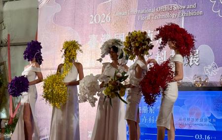 執行長劉米山及副執行長陳怡帆陪同總統賴清德前往台南出席臺灣國際蘭展暨花卉科技展開幕4