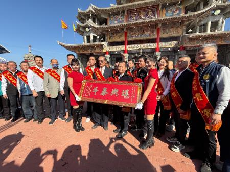 副執行長陳怡帆出席蔡厝天聖宮建醮安龍入火大法會典禮