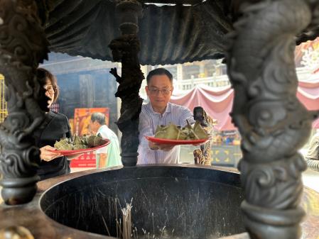 「解封放粽，發放保平安ㄟ平安粽」活動