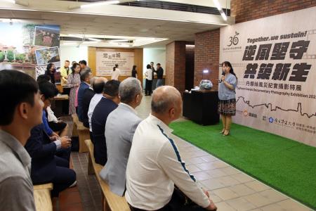 副執行長李碧菁出席「丹娜絲風災紀實攝影特展」開幕典禮暨紀錄片首映茶會