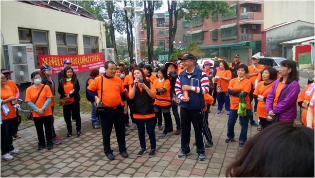 105年03月13日永祥社區樂活健走暨地震災害預防宣導活動。