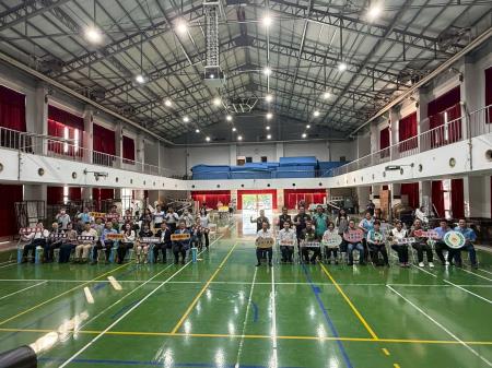 副執行長李碧菁出席「嘉義縣企業捐贈民雄國中、新港國中及大吉國中運動團隊交通車聯合捐贈儀式」