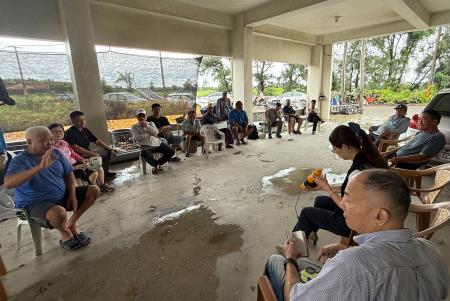 副執行長陳怡帆邀集AIS廠商與漁民說明AIS如何使用相關事宜與座談交流