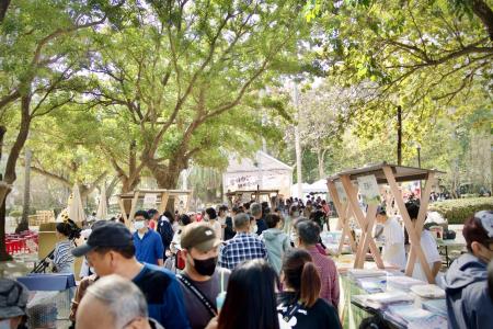 「2023雲林耕地巾彩藝術節」虎尾同心公園盛大開幕，巾彩動物派對閃亮登場