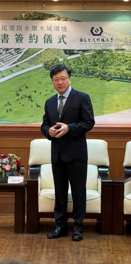 副執行長陳怡帆出席「合作推動北港溪虎尾堤段永續水域環境」合作意向書簽約儀式
