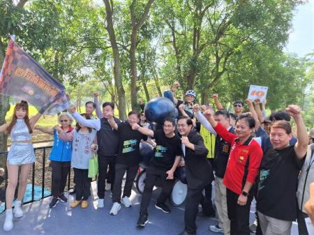 執行長劉米山出席「西拉雅趣飛車」活動