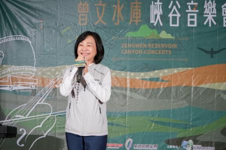 副執行長李碧菁出席「曾文水庫峽谷音樂會」宣傳記者會